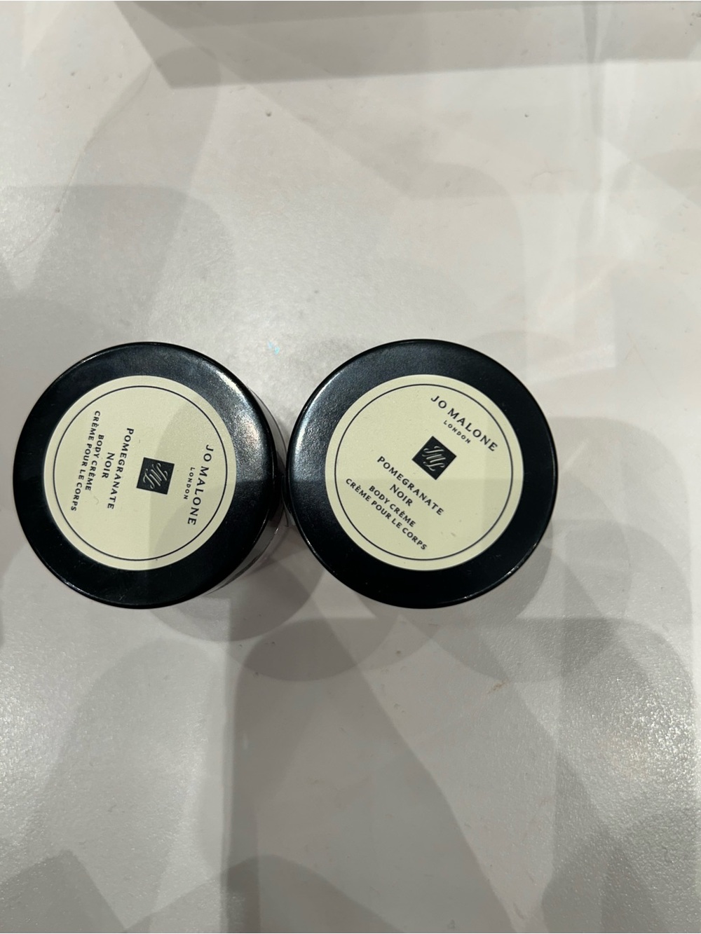 2x Jo Malone Pomegranate Noir Body Creme / Cream, 15ml/ 0.5 oz Each, New Sealed
